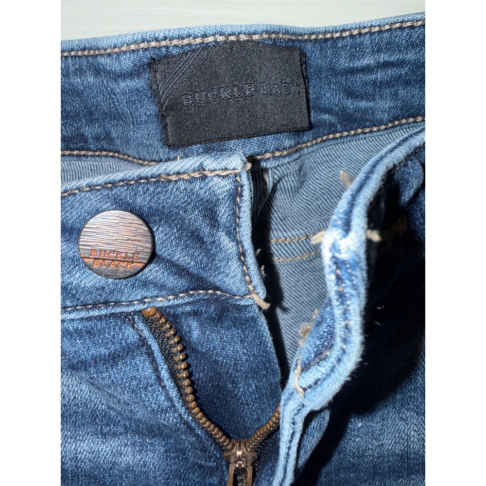 Buckle Black Fit No. 53 Straight Leg Jeans Blue Wash BBW4807S 31x30 Mens Womens - Picture 6 of 15